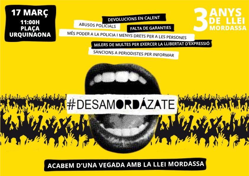 Nos mobilizamos contra la Ley Mordaza