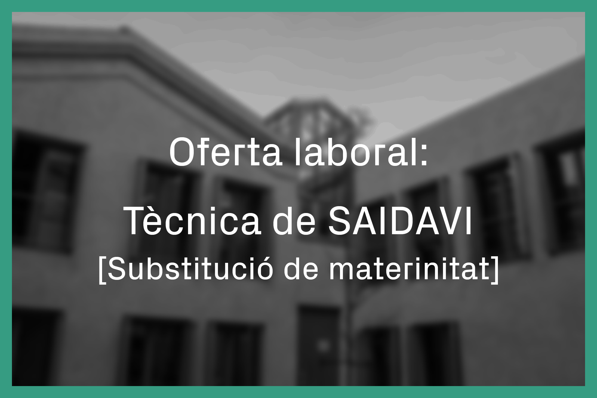 Oferta laboral - SAIDAVI
