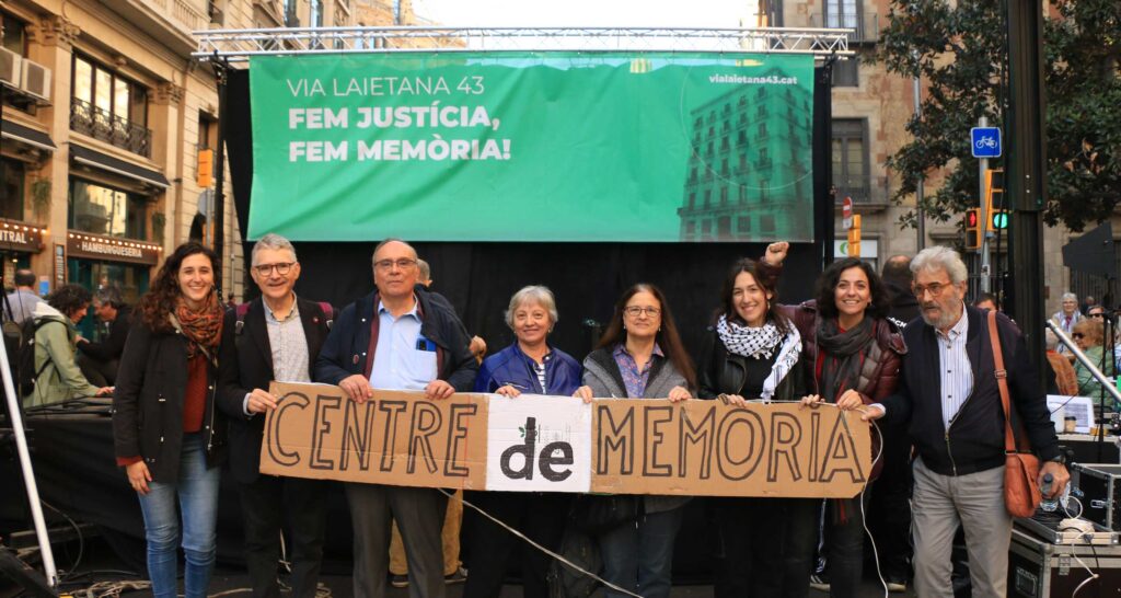 Comunicat de la Plataforma Via Laietana 43 davant la incoació del procediment de declaració de l’edifici com a lloc de memòria democràtica