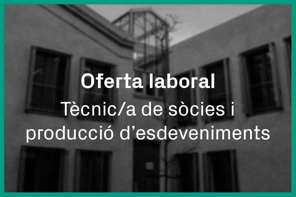 Oferta Laboral Irídia Sòcies