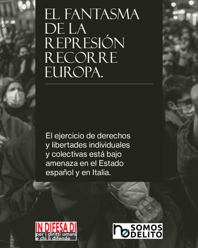 MANIFIESTO | El fantasma de la represión recorre Europa
