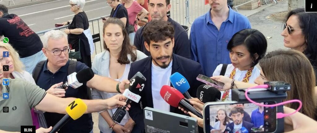 Una missió internacional de drets humans observarà el judici contra els quatre policies acusats de mutilar l’ull de Roger Español